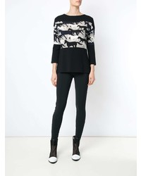 Черные леггинсы от Gloria Coelho