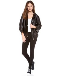 Черные леггинсы от DKNY