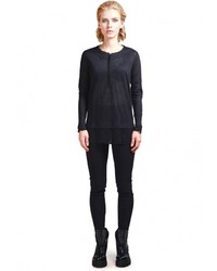 Черные леггинсы от LO