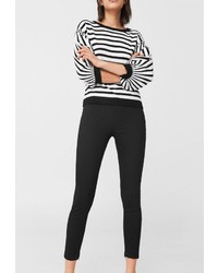 Черные леггинсы от Mango