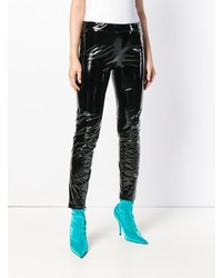 Черные леггинсы от Versace Jeans