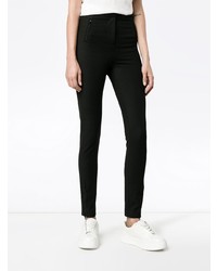 Черные леггинсы от Moncler