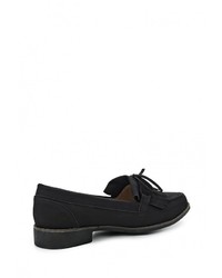 Женские черные лоферы от Catisa