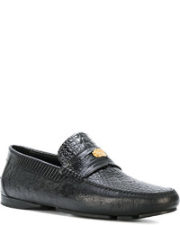 Мужские черные лоферы от Versace