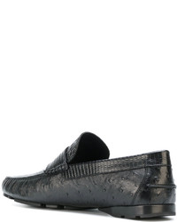 Мужские черные лоферы от Versace