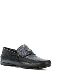 Мужские черные лоферы от Versace
