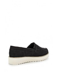 Женские черные лоферы от Donna Moda