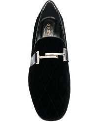 Женские черные лоферы от Tod's