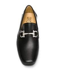 Мужские черные лоферы от Salvatore Ferragamo