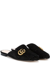 Женские черные лоферы от Gucci