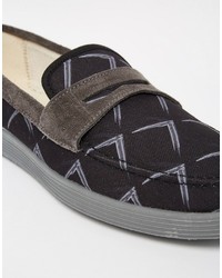 Мужские черные лоферы от Religion