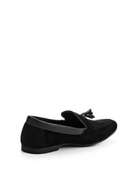 Мужские черные лоферы от Topman