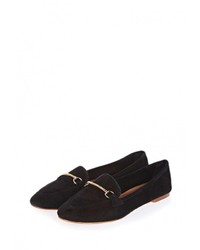 Женские черные лоферы от Topshop