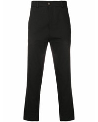 Черные льняные брюки чинос от Societe Anonyme