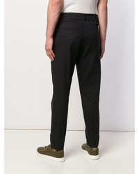 Черные льняные брюки чинос от Societe Anonyme