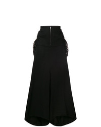 Черные льняные широкие брюки от Yohji Yamamoto Vintage