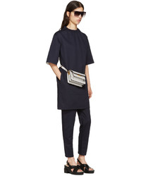 Женские черные массивные босоножки от Jil Sander Navy