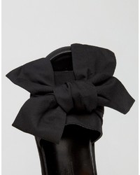 Женские черные массивные босоножки от Asos