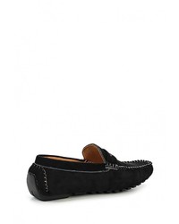 Мужские черные мокасины от Elong