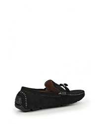 Мужские черные мокасины от Elong