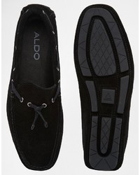 Мужские черные мокасины от Aldo