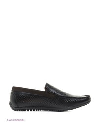 Мужские черные мокасины от Tesoro