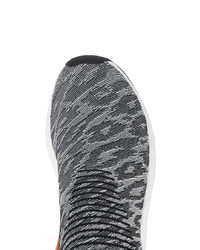 Мужские черные низкие кеды из плотной ткани с леопардовым принтом от adidas