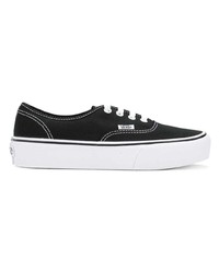 Мужские черные низкие кеды из плотной ткани от Vans