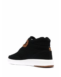 Мужские черные низкие кеды из плотной ткани от Timberland