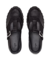 Мужские черные низкие кеды из плотной ткани от Fendi