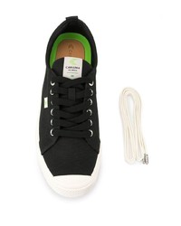 Мужские черные низкие кеды из плотной ткани от Cariuma