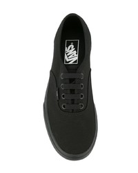 Женские черные низкие кеды из плотной ткани от Vans