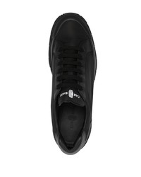 Мужские черные низкие кеды из плотной ткани от Car Shoe