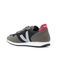 Мужские черные низкие кеды из плотной ткани от Veja