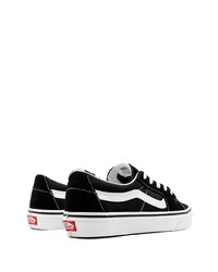 Мужские черные низкие кеды из плотной ткани от Vans