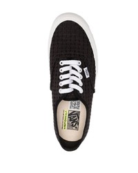 Мужские черные низкие кеды из плотной ткани от Vans