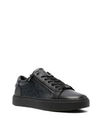 Мужские черные низкие кеды с принтом от Calvin Klein