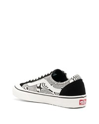 Мужские черные низкие кеды от Vans