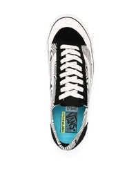 Мужские черные низкие кеды от Vans