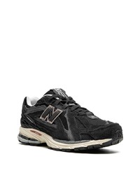 Мужские черные низкие кеды от New Balance