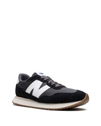 Мужские черные низкие кеды от New Balance