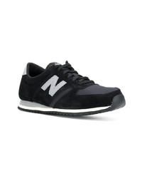 Мужские черные низкие кеды от New Balance