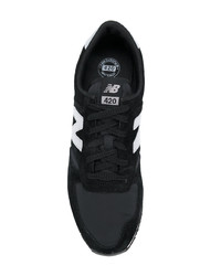 Мужские черные низкие кеды от New Balance