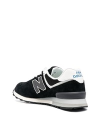 Мужские черные низкие кеды от New Balance