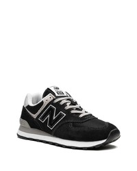 Мужские черные низкие кеды от New Balance