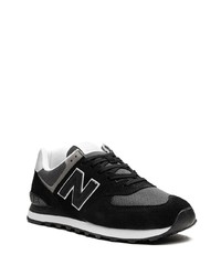 Мужские черные низкие кеды от New Balance