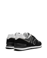 Мужские черные низкие кеды от New Balance