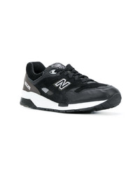 Мужские черные низкие кеды от New Balance