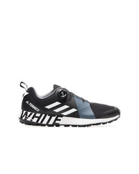 Мужские черные низкие кеды от Adidas By White Mountaineering