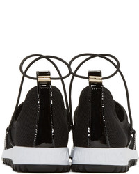 Женские черные низкие кеды от Jimmy Choo